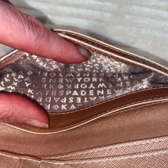 Kate Spade Metallic pink Wallet - Picture 8 of 10